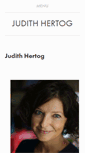 Mobile Screenshot of judithhertog.com